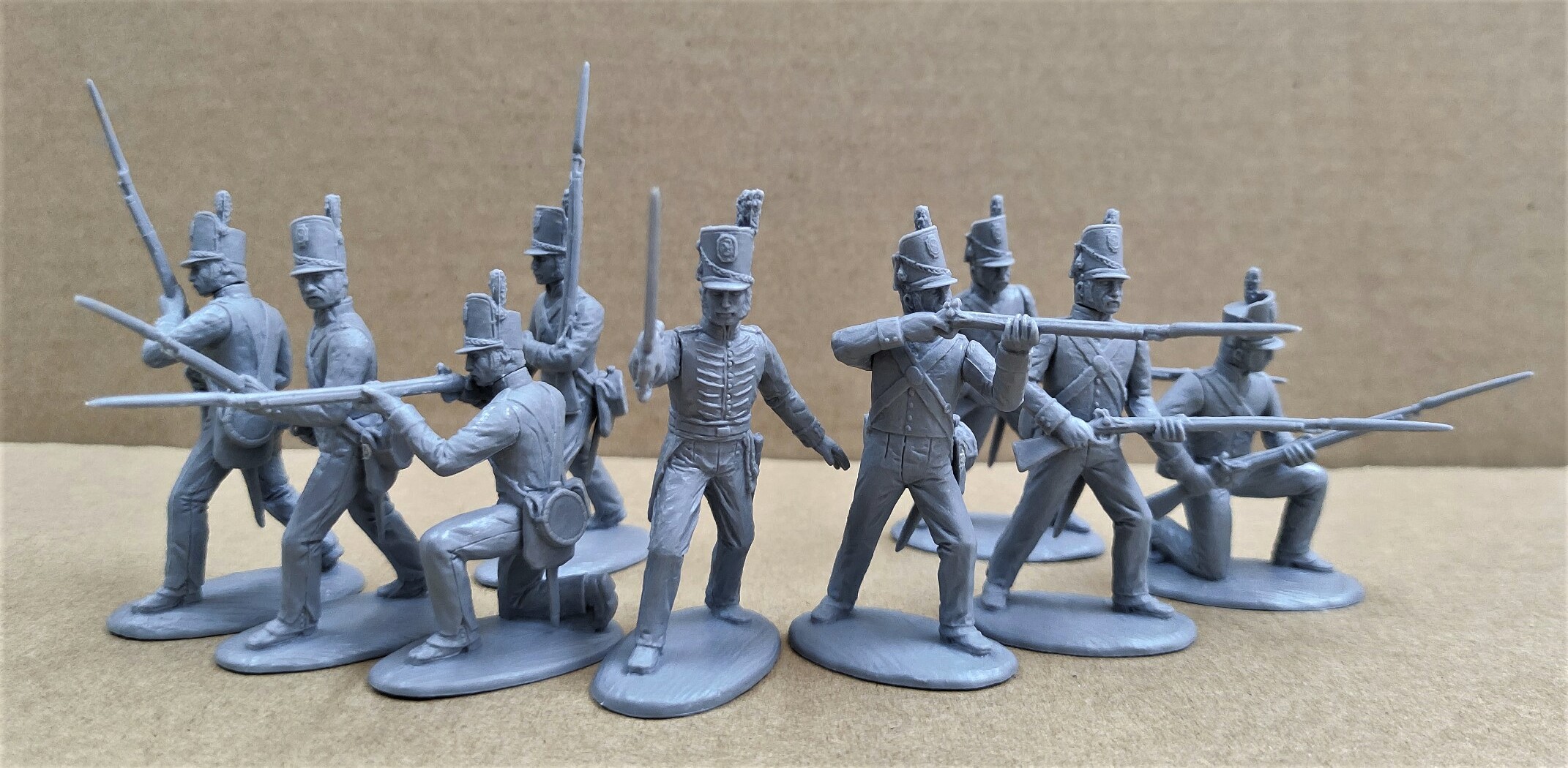 Expeditionary Force War of 1812 Frontiersmen in Hunting Shirts Expeditionary Force War of 1812 Frontiersmen in Hunting Shirts
