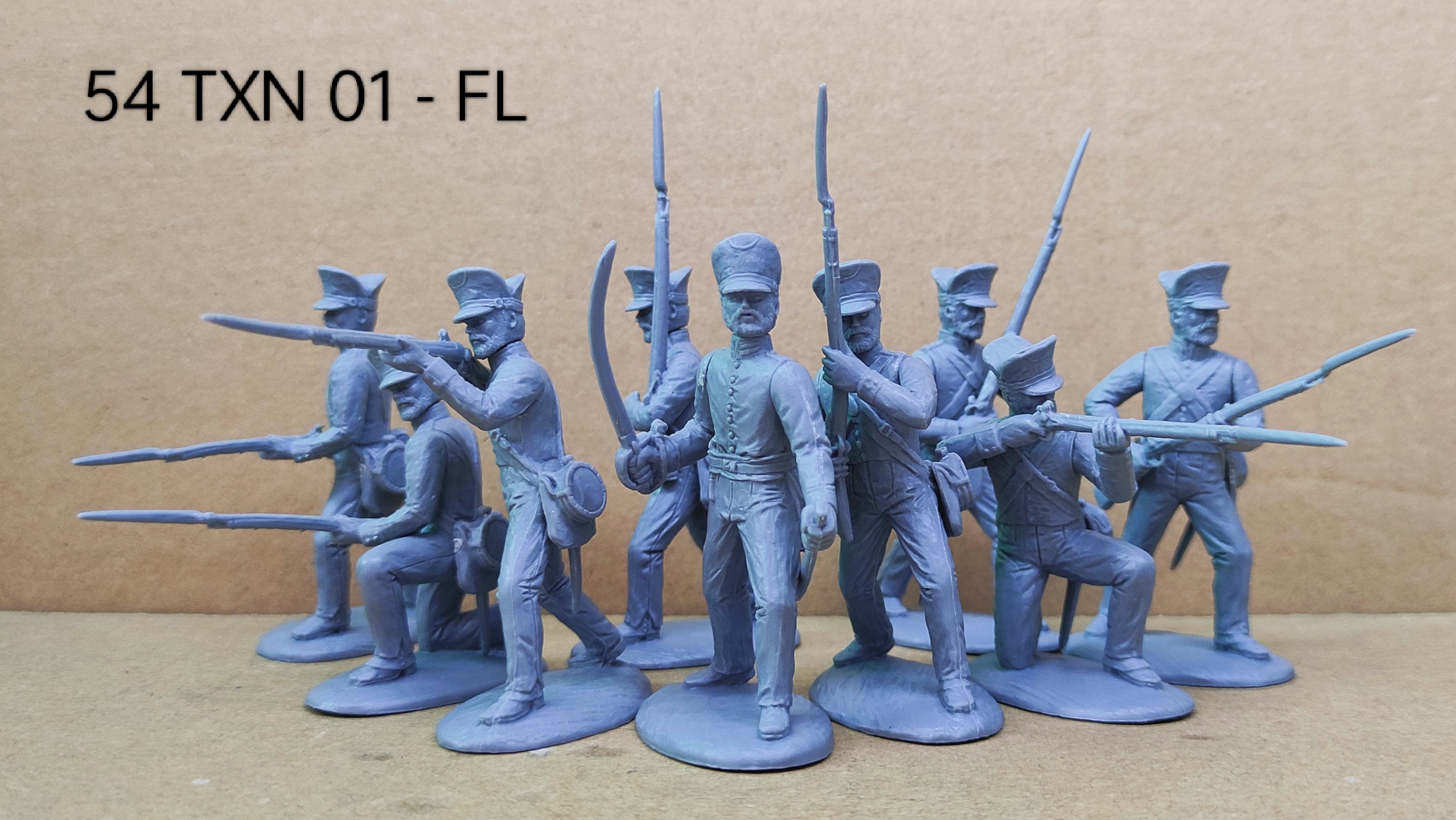54 TXN 01-FL   Texian Infantry (Foldable Leather Cap)