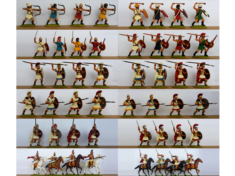 Painted 60mm Greeks