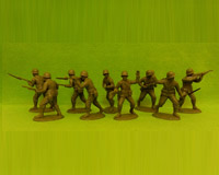 60P WW2-AMC 01 PH Rifles-Assault Section(Plain Helmets)